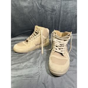 Matisse Womens Beige Leather High Top Sneakers Size 9.5M Lace, Shoes, Tennis
